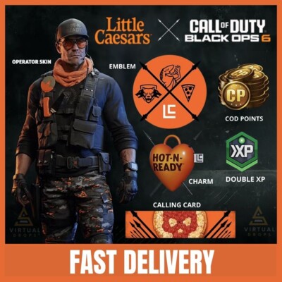 BO6 - Call Of Duty Black Ops 6 Code Little Caesars -  (Buy 2 Get 1 FREE)