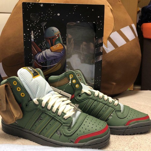 Купить Adidas Originals Star Wars Boba Fett Sneakers FZ3465 40th  (Спортивное) заказать с доставкой лот № 353353473457