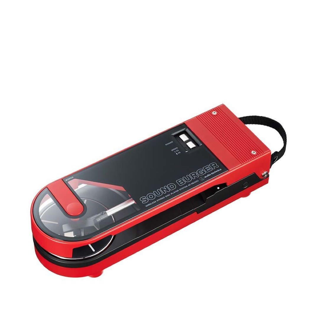 Audio-Technica AT-SB2022 Sound Burger ATSB2022 Red 60th