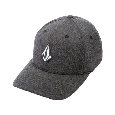 Volcom Full Stone Xfit FlexFit FA21 Hat (Charcoal Heather) Классическая эластичная кепка