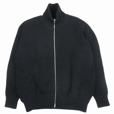 23SS Stein Ssstein OVERSIZED DRIVERS KNIT ZIP JACKET Driver