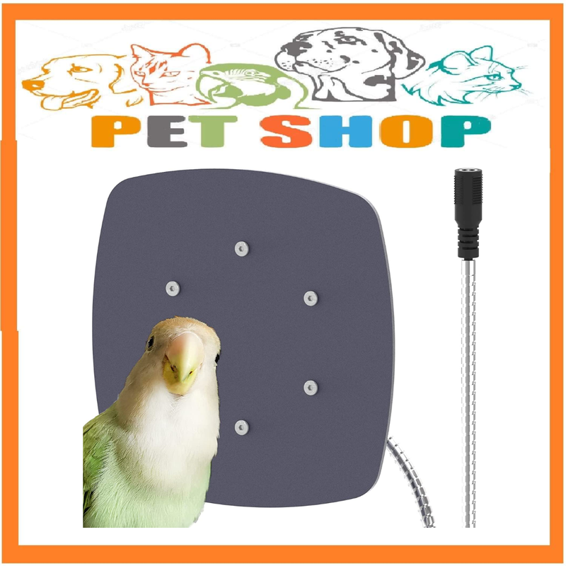 Bird Heater, Thermostatical Bird Warmer for Parakeets, IP67 Waterproof Bird, 12V