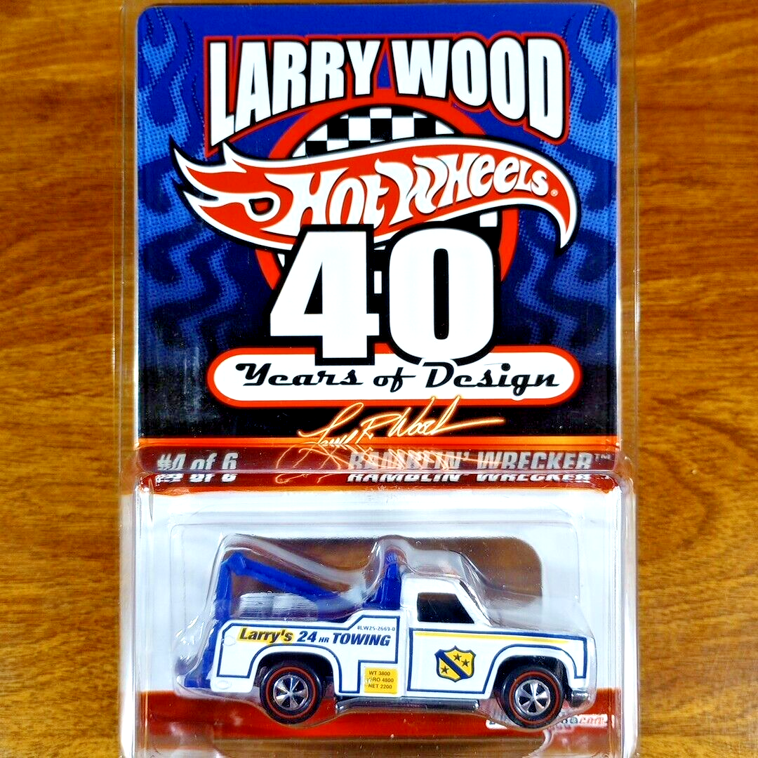 レア Hotwheels LARRY WOOD LARRY WOOD HOT WHEELS - Motortopia - EVERYTHING Automotive!