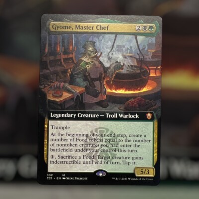 MTG Gyome, Master Chef (Extended Art) Commander 2021 332 Regular Mythic