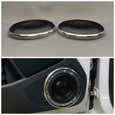 Focal Flax Evo PS 165 FE,Alu Zierringe mit Gitter für Tiefmitteltöner, 2x Farben