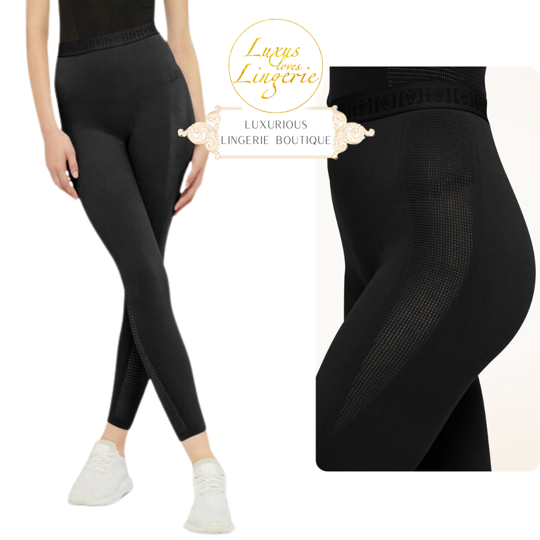 Venus Leggings By Wolford S Black Transparent Inserts Pants