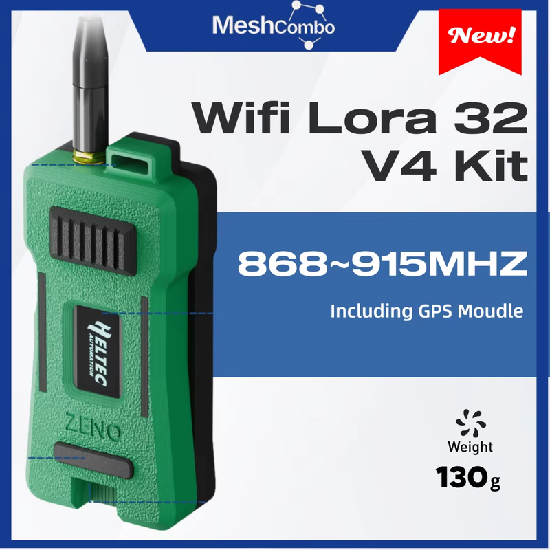 Heltec V4 Meshtastic ESP32-S3 SX1262 Dev-Board WIFI Lora 32 Kit Case Green Anten