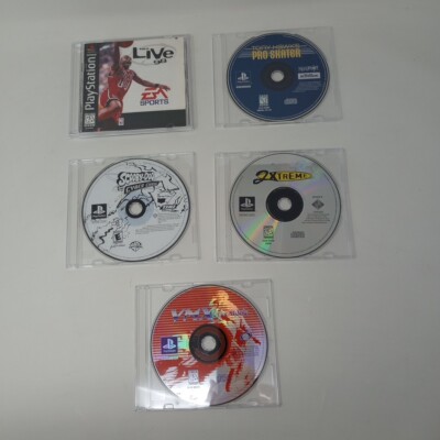 Lot of 5 Playstation Games (PS1) Various Titles- Disc Only