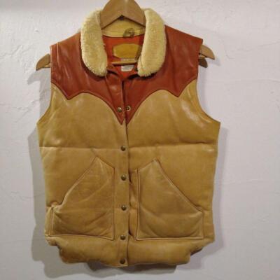 Rocky Mountain Featherbed All Leather Down Vest WMNS Size 7