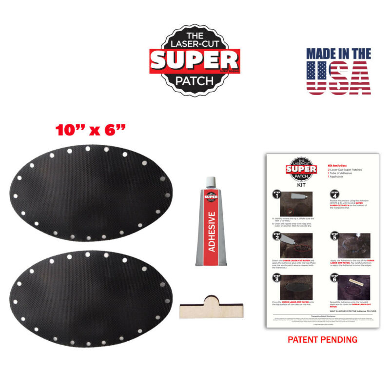 10 x 7Trampoline Mat Repair Kit The Super Trampoline Patch is made fromTenCate