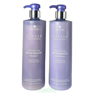 Alterna Caviar Anti-Aging Restructuring Bond Repair Shampoo & Conditioner 16.5oz
