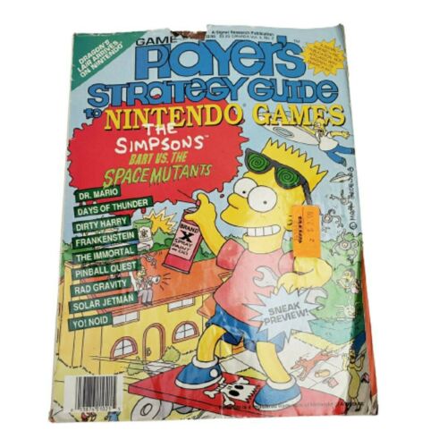Vintage Nintendo Games Players Strategy Guide Magazine Vol. 4 No. 2
