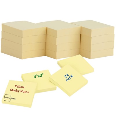 Sticky Notes 3x3, Pop Up Sticky Notes, Yellow Sticky Notes, 100 Sheet/Pack, 2...