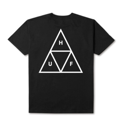 

Футболка с коротким рукавом HUF Worldwide Essentials TT (черная), Черный