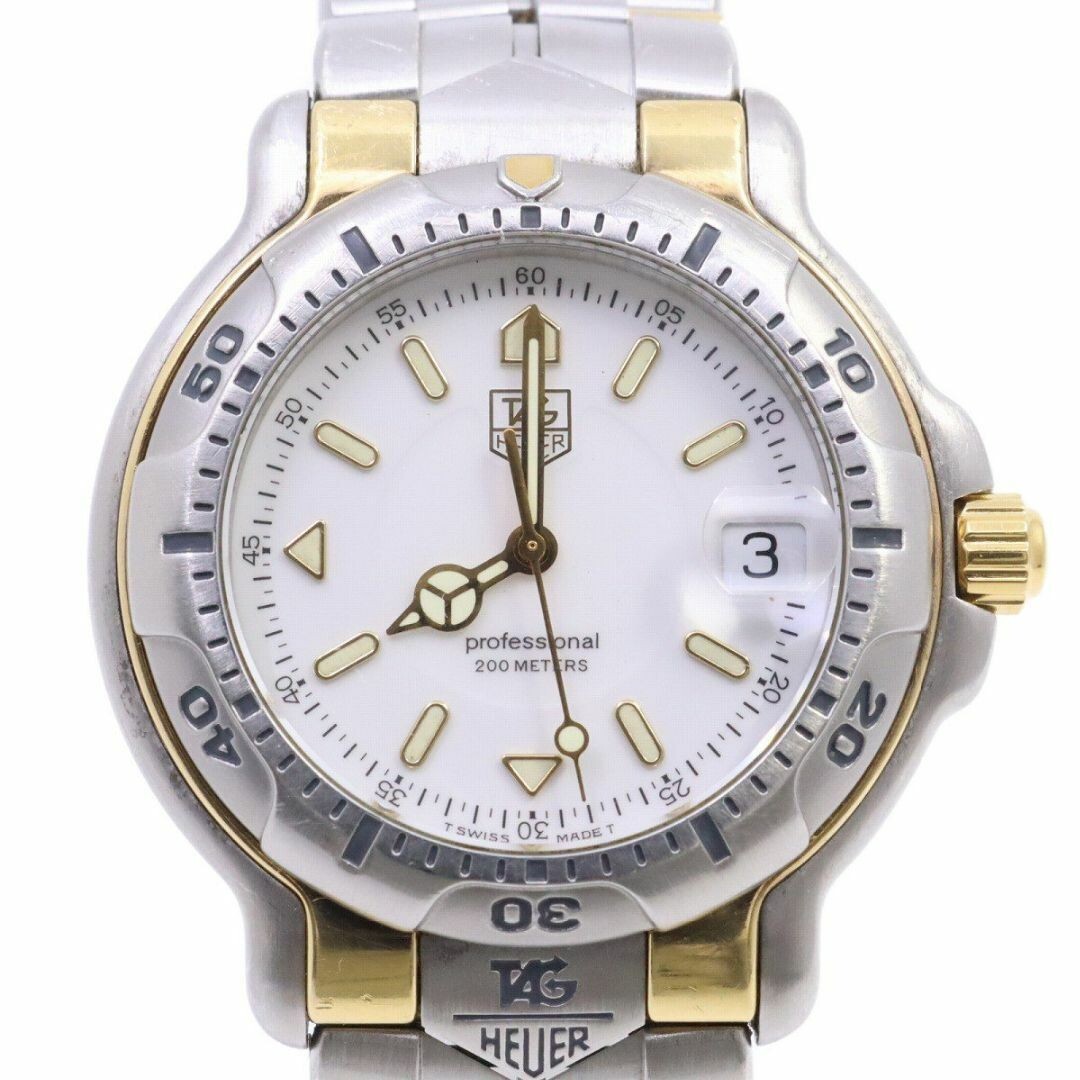 時計 TAG HEUER Professional WH1151-K1 Tag Heuer 6000 WH1151-K1 Stainless Steel & 18K Yellow Gold