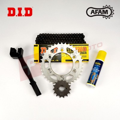 DID AFAM Recommended Chain and Sprocket Kit fits Malaguti 50 Drakon 2005-2008