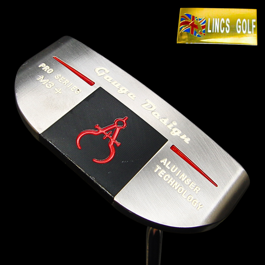 Gauge Design Pro Series M3+ Aluinser Technology Putter 87cm Steel Shaft Gauge Design Pro Series M3+ Aluinser Technology Putter 87cm Steel Shaft