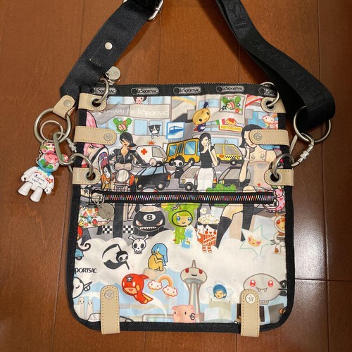 tokidoki for LESPOROTSAC バッグ LeSportsac tokidoki Crossbody Bag Women With Keyring Rainbow