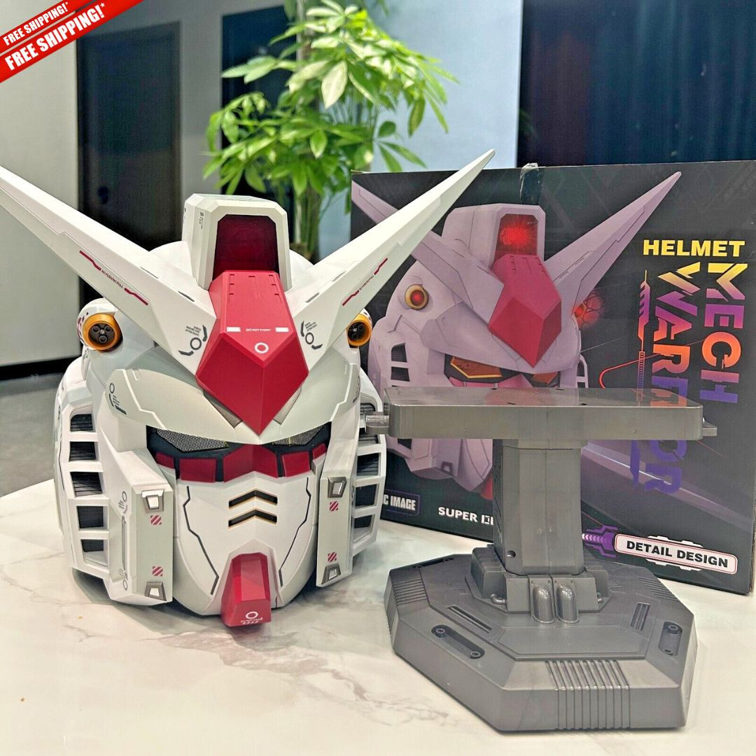 ガンダム　RX-78 ヘルメット 未使用＋専用台座付き RX-78 Gundam（ガンダム）等身大アクションヘルメット完成品