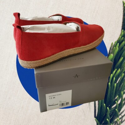 Aquatalia Women's Edoardo Suede Espadrilles Slip-On Size 12 M