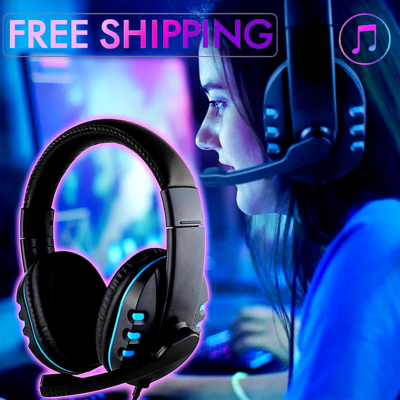 Cascos Gaming PS4 Audifonos Auriculares Gamer PC Xbox One Gamer Con  Microfono PS