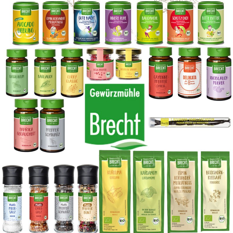 Brecht GewÃ¼Rze GewÃ¼Rzmischungen KrÃ¤Uter | Premium QualitÃ¤T | GroÃE Auswahl | Neu