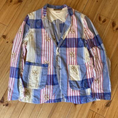 トップス credona ROME CHECK SHIRT JACKET m04larsbpow052-764-0223-beige-