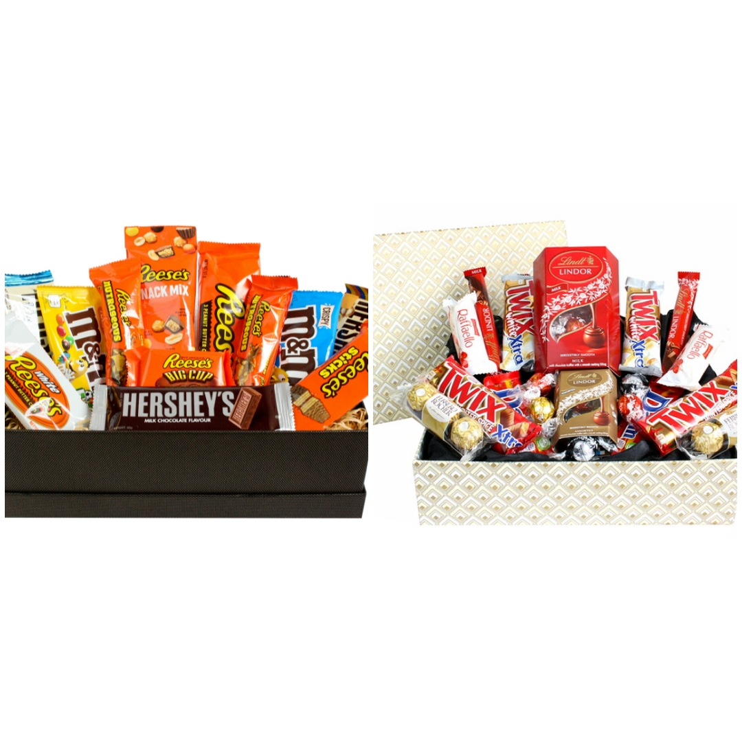 Luxus Amerikanische Schokolade Geschenkkorb Geschenk Auswahl Geschenkkarton Alle