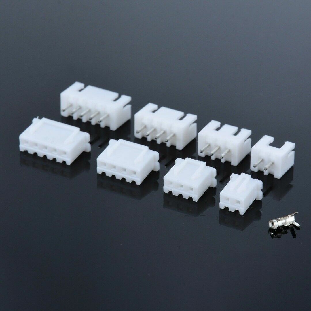 40Pcs 2.54mm JST XH Connector Terminal Header Assortment 2 3 4 5 Pin