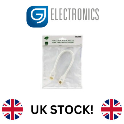 Flexible High Speed HDMI Cable with Ethernet, 0.3m (4K)