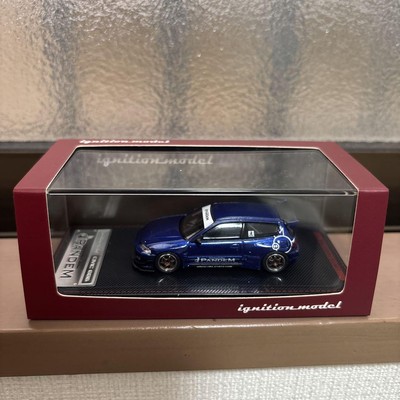 ignition model PANDEM HONDA CIVIC 1/64 青 Ignition Model 1/64 IG1412 PANDEM Honda CIVIC EG6 Blue