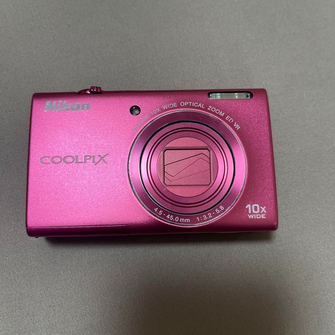 Nikon COOLPIX S6200 Cherry Pink Digital Camera English