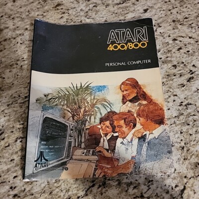 Vintage Atari 400/ 800 Personal Computer Basic Reference Operators Manual  1979