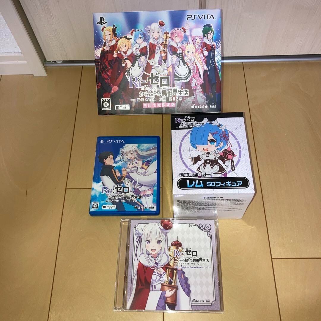 Re:Zero -DEATH OR KISS - First Press Limited Edition PS Vita