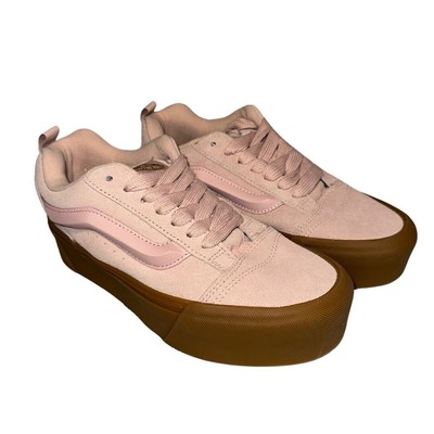 VANS shoes Vans Knu Stack Rose Smoke Gum Sneakers Low-Top Platform Shoes 2023