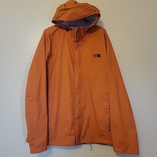 The North Face Windbreaker Adult XXL Dark Orange Full Zip  Dry Vent Jacket