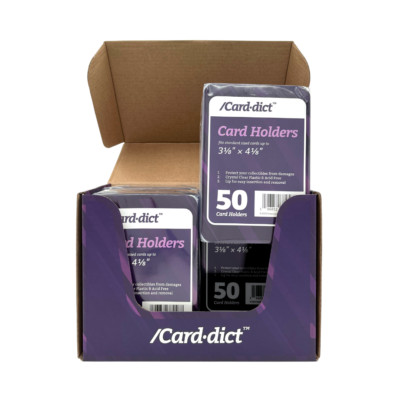 Carddict Semi-rigid Card Holders - 200 Pack