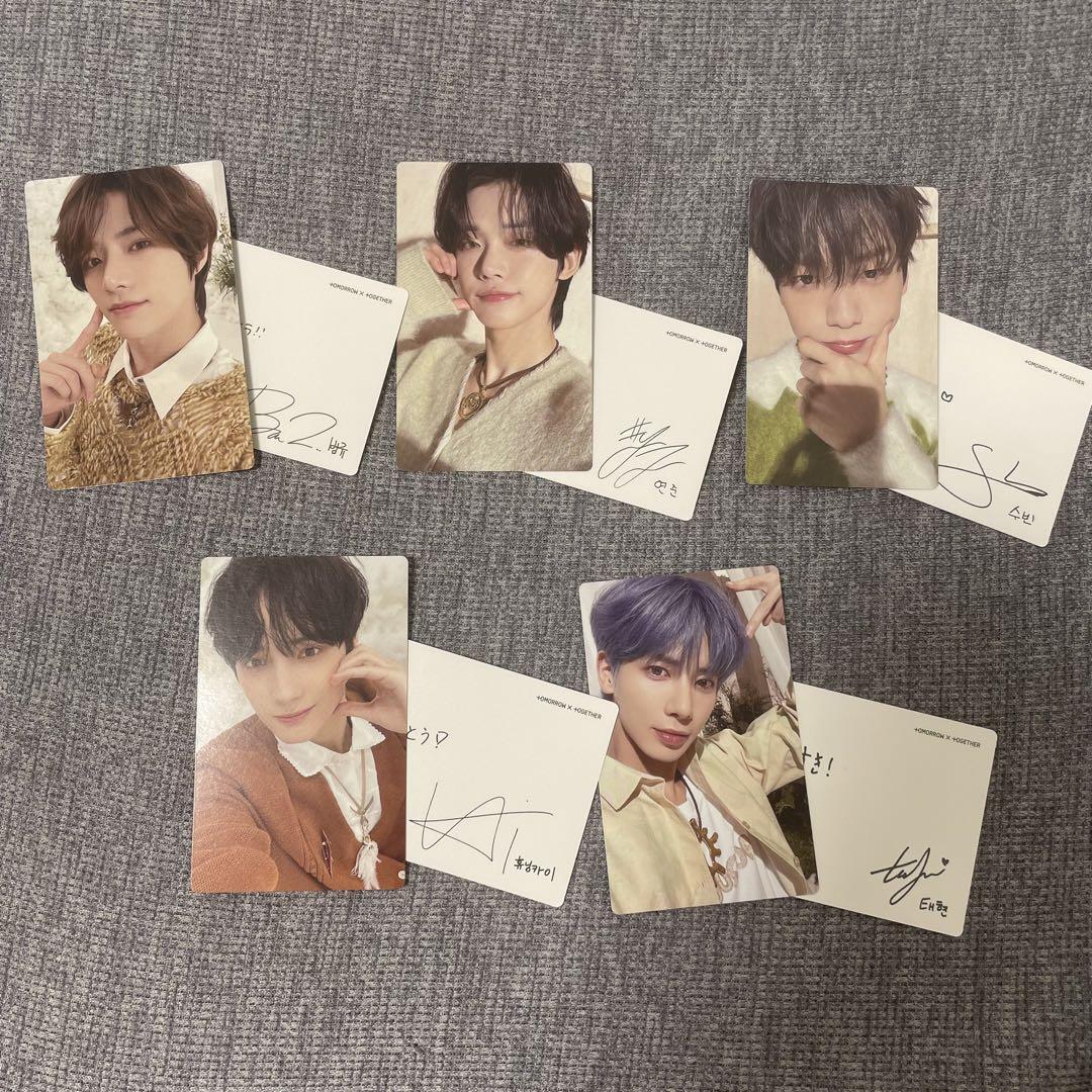 【TXT】PHOTO CARD 10SET TXT Official Photo card PC Japan fan club jp fc renewal