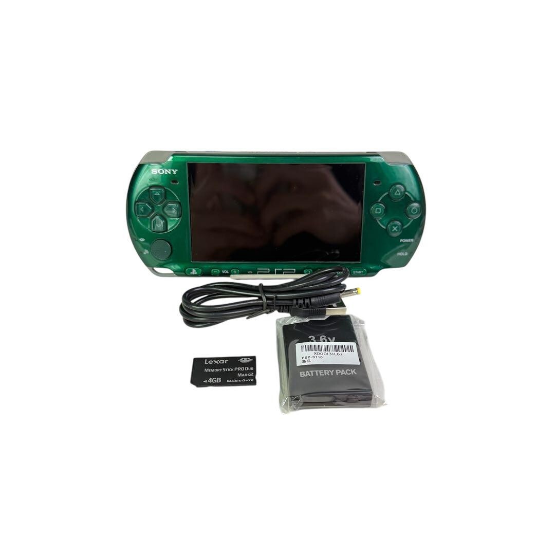 PSP 3000 スピリテッド・グリーン PSP Operation Confirmed Limited Edition Psp-3000 Spirited