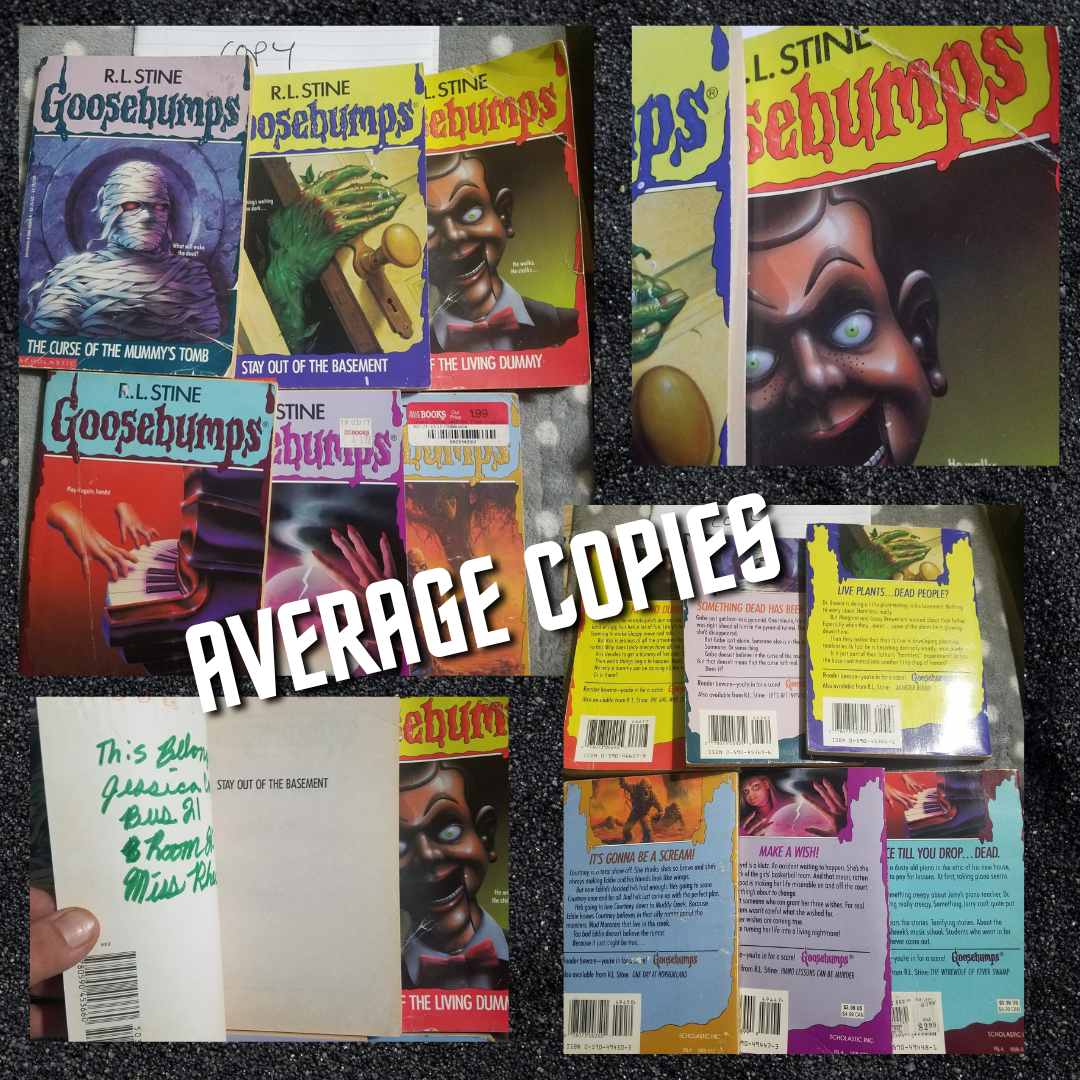 Goosebumps (RL Stine)  ~ 1990s Series ~BUILD YOUR OWN LOT  ~ Buy More & Save $$!