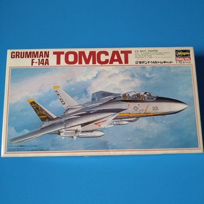1/72 Grumman F-14A Tomcat Model Kit Hasegawa US Navy Fighter Unassembled Rare