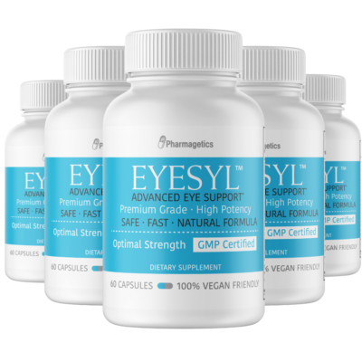 Eyesyl Advanced Eye Support 5 Bottles 300 Capsules 