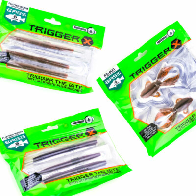 TRIGGER X 4/" Discontinued Flutter Worm Choose Color
