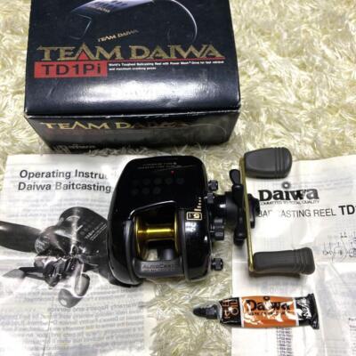 TEAM DAIWA TD1Pi Baitcasting Reel Right Handle With Box USED