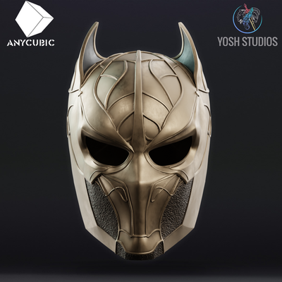 Anycubic Knight Helmeter — 3D Printed RAW DIY Cosplay Kit + Prop Replica