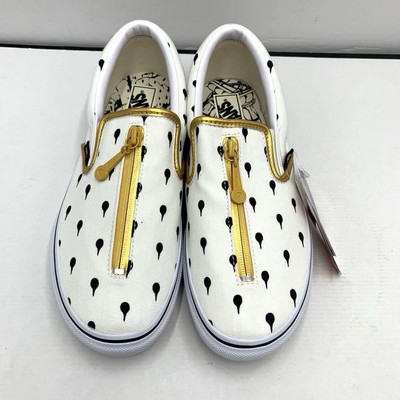 Pre-owned Vans Jojo's Bizarre Adventure Golden Wind ×  Sneakers Bucciarati Us 8h In White