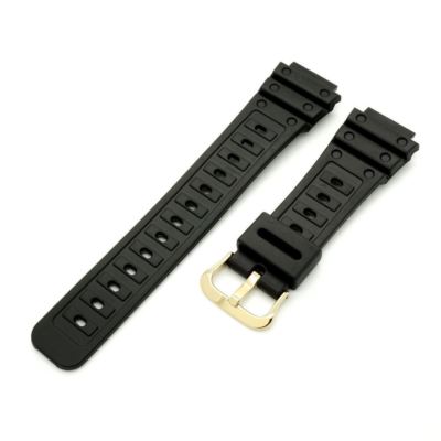 Casio Watch Band Strap Gold Buckle - G-Shock Screwback DW