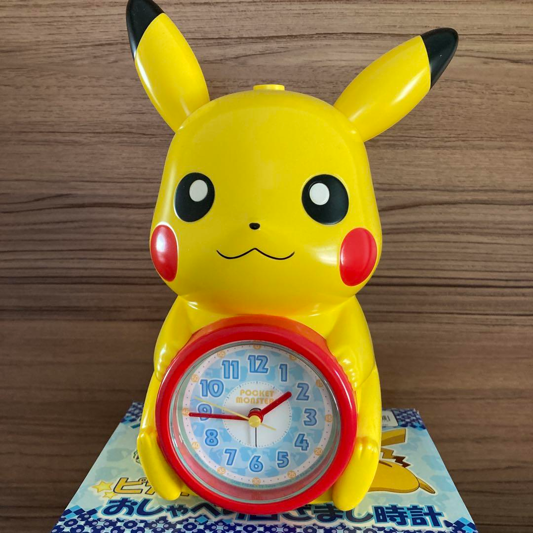 Seiko Clock Alarm Clock Pokemon Pikachu JF384A Free Shipping