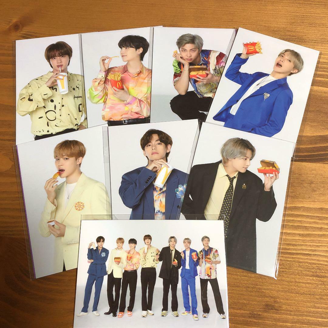BTS McDonalds Japan FC Official Photo Card Bangtan photocard