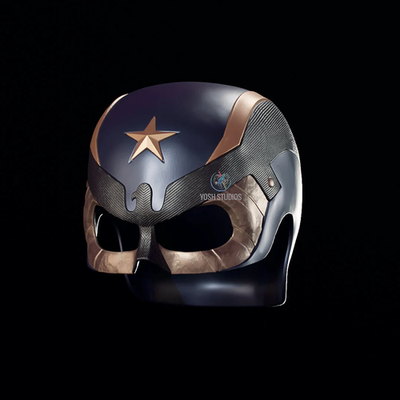Soldier Boy Helmet — 3D Printed RAW DIY Cosplay Helmet Kit + Prop Replica